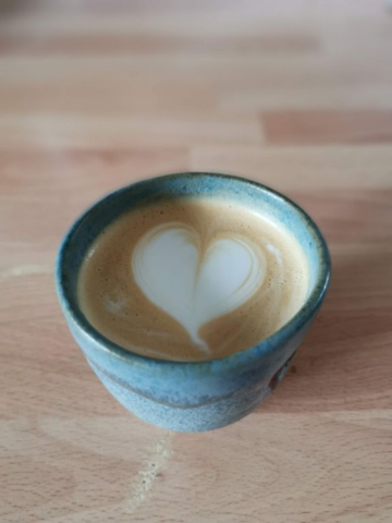 Morning coffee at home