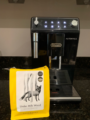 The last couple of days I used a bean to cup machine with this coffee. Although the strength etc can be adjusted on the machine I found this coffee much sharper and acidic when brewed this way. I played around with settings but overall didn’t think it made that much difference.
Verdict: For me this coffee works best when I am in control of strength and grind. I definitely prefer it using a pour over method where the creamier, smoother, notes come through. And it’s still smashing with a splash of cream.