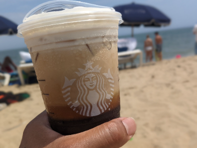 Last day for coffee at the beach