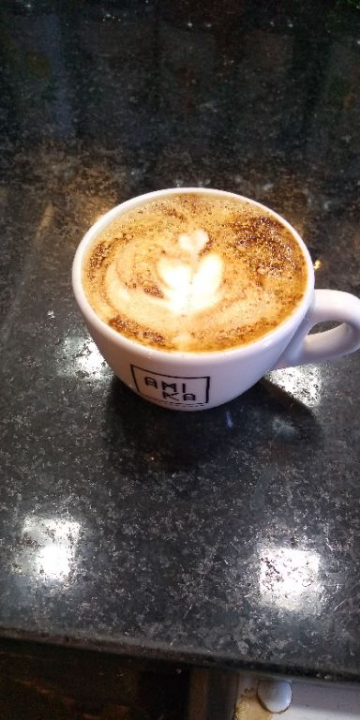 Capuccino clássico - na época do curso de Barista