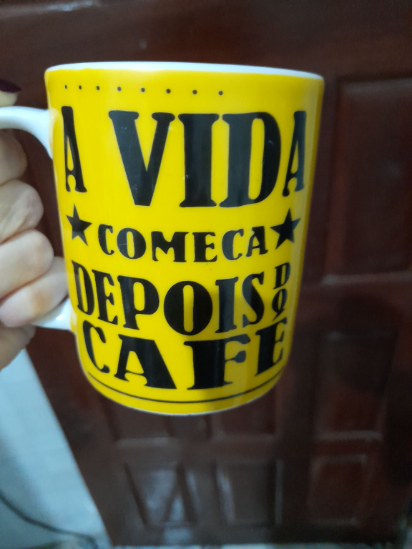 Minha xícara favorita, comprei ela no supermercado, foi amor a primeira vista!😍