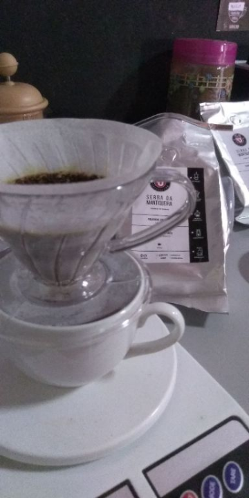 Um Bourbon Amarelo, da fazenda irmãs Pereira
Feito na Hario V60