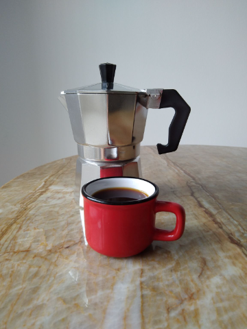 Mini Moka e mini xícara 🤩