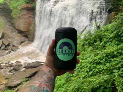 I always start with a morning cup around 9 or 10am, and I typically have an early afternoon cup and then take a cup with me to work (I’m a late night bartender). I always love a cup when I’m hiking, though. 