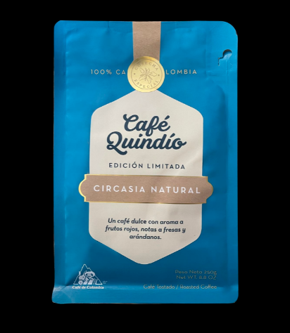 Great natural processed Caturra coffee from Circasia Quindio brewed in a Chemex.