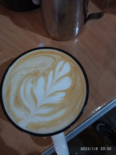 Un delicioso café especial del señor c con licor beilish delicioso 