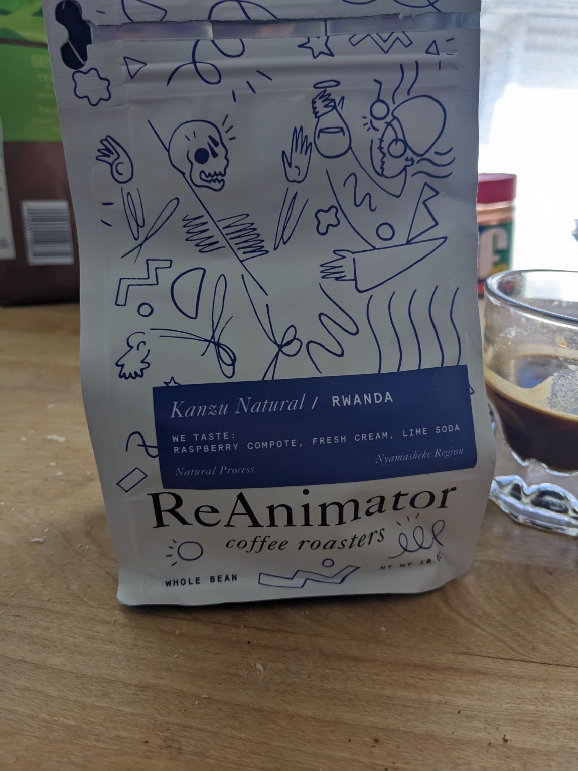 A nose that feels like blueberries wrapped in oregano, excellent mouthfeel that's almost too thick but not, and a spicy finish almost like a vinegar/kombucha/fermented drink. Would gladly drink 10 of these straight. 