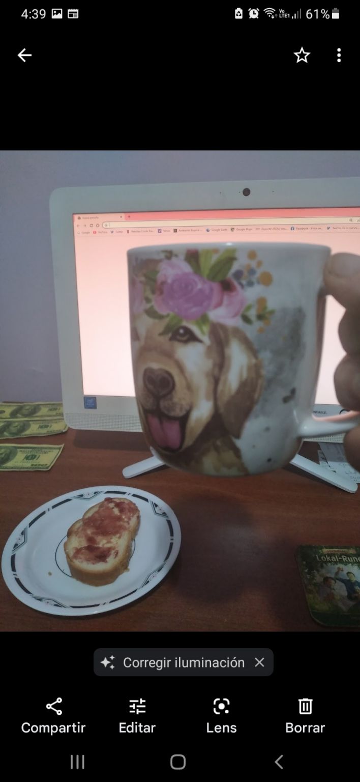 Y esta es mi compañera al iniciar cada dia🔥🔥🔥❤❤❤❤😊😊😊