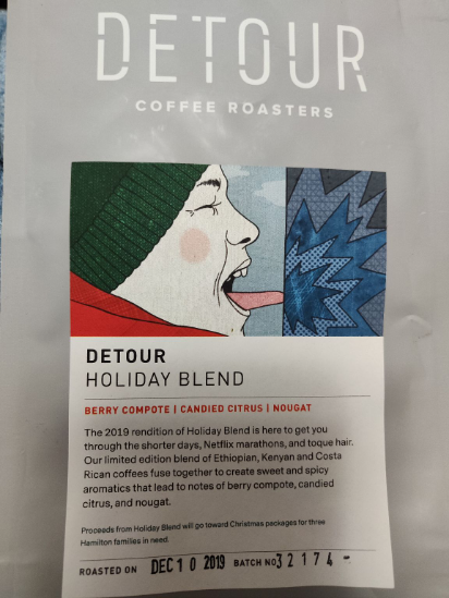 Good depth out of a lighter roast.