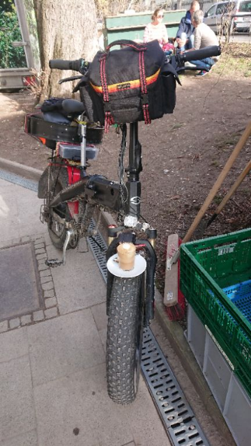 Nice Galão at Fräulein Grüneis in downtown Munich 