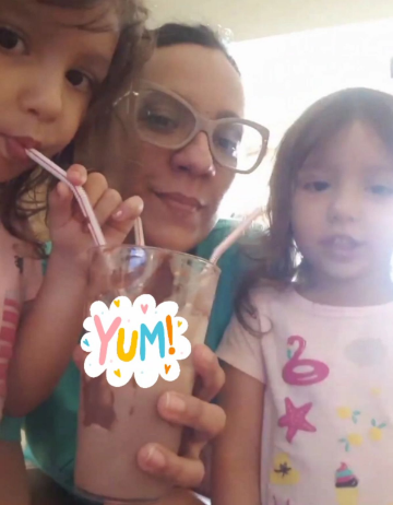 Frapê de café compartilhado com minhas Amoras🍵❤👩‍❤️‍👩