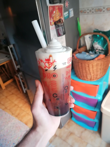 Homemade Caramel & Chocolate cold brew 