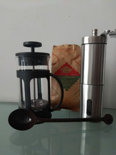 Listo para preparar un buen cafe