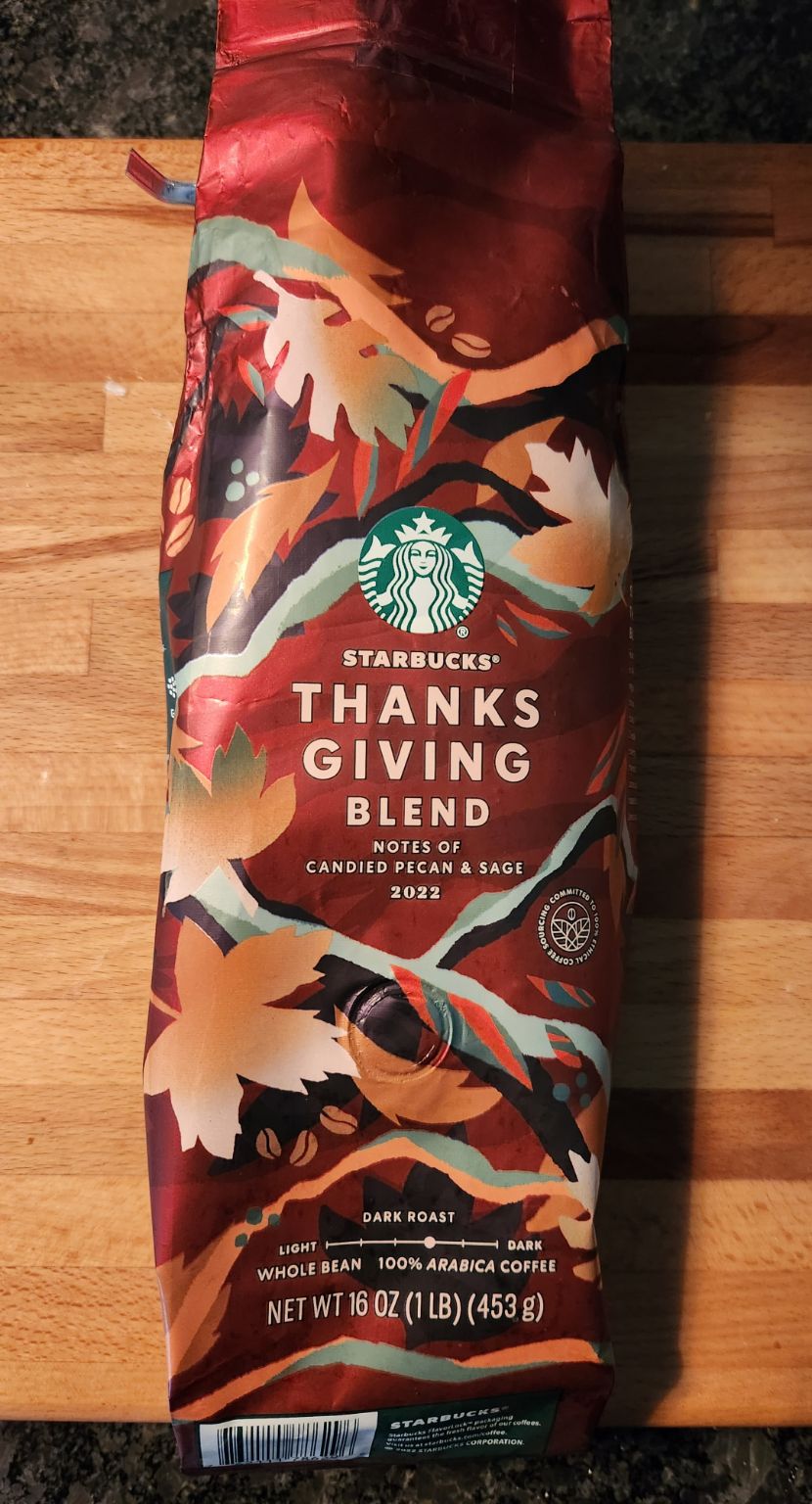 I typically don't gravitate toward Starbucks blends, but this one was too tempting. A great roast for dark roast lovers! I am already looking forward to next year.