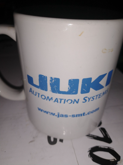 This is one of my favorite coffee mugs, you can see by the scratches that it's one of my oldest.