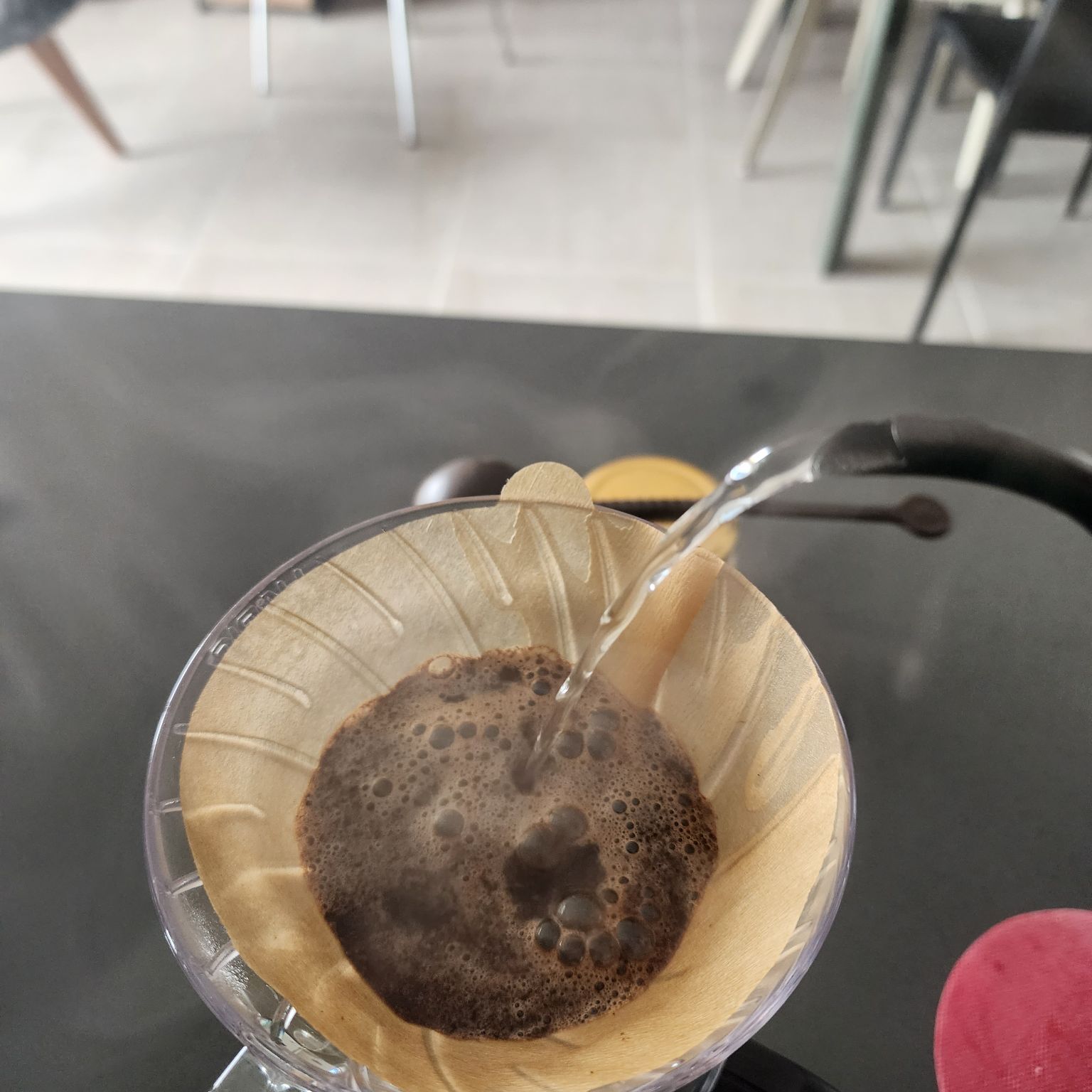 Volver a preparar en la V60 es muy agradable, ya que este método es uno de mis preferidos.
