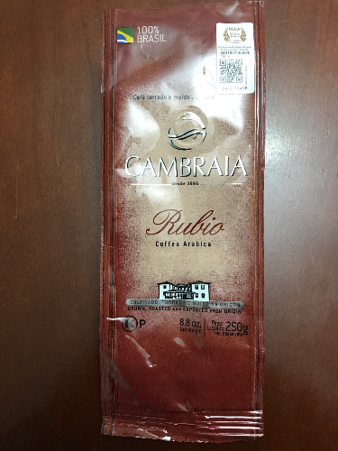 It’s dark roast gives a full body, but the coffee tastes less mellow than usual arabica. 