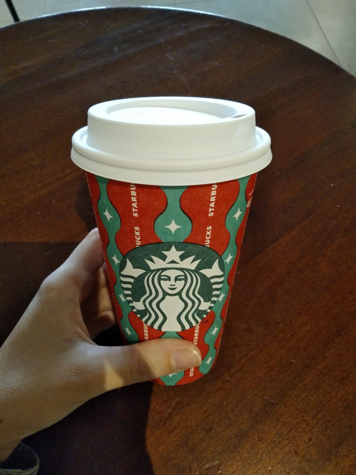 Cappuccino Starbucks em frente ao MASP (Sampa).