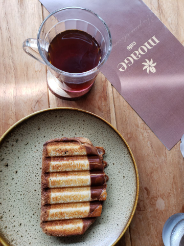 Café combina com o mixto especial da cafeteria Moage. 