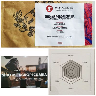 Safra 2017. Café de sabor e aroma intenso, baixa acidez e final rápido, elevada doçura.