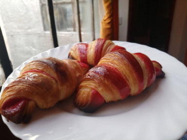 Croissant bicolor made in 