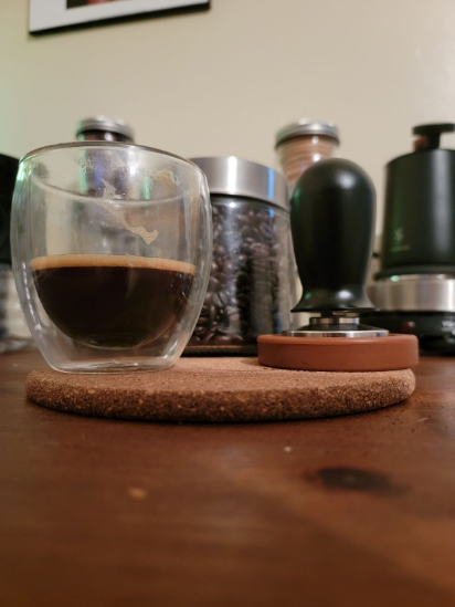 Smokey, whiskey, sweet aromatic Coffee