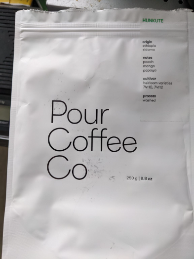 I normally prefer natural processed coffees for more intense flavors. However this washed Ethiopia is no joke. Lots of bright stone fruit jumps out of the cup without much sweetness to accompany it. This creates a uniquely light but complete mouth feel that makes me focus on each sip.