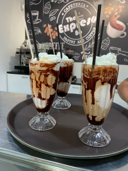 Cafecito helado para pasar el calor.