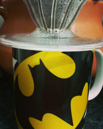 Café herói. Aquele que salva.