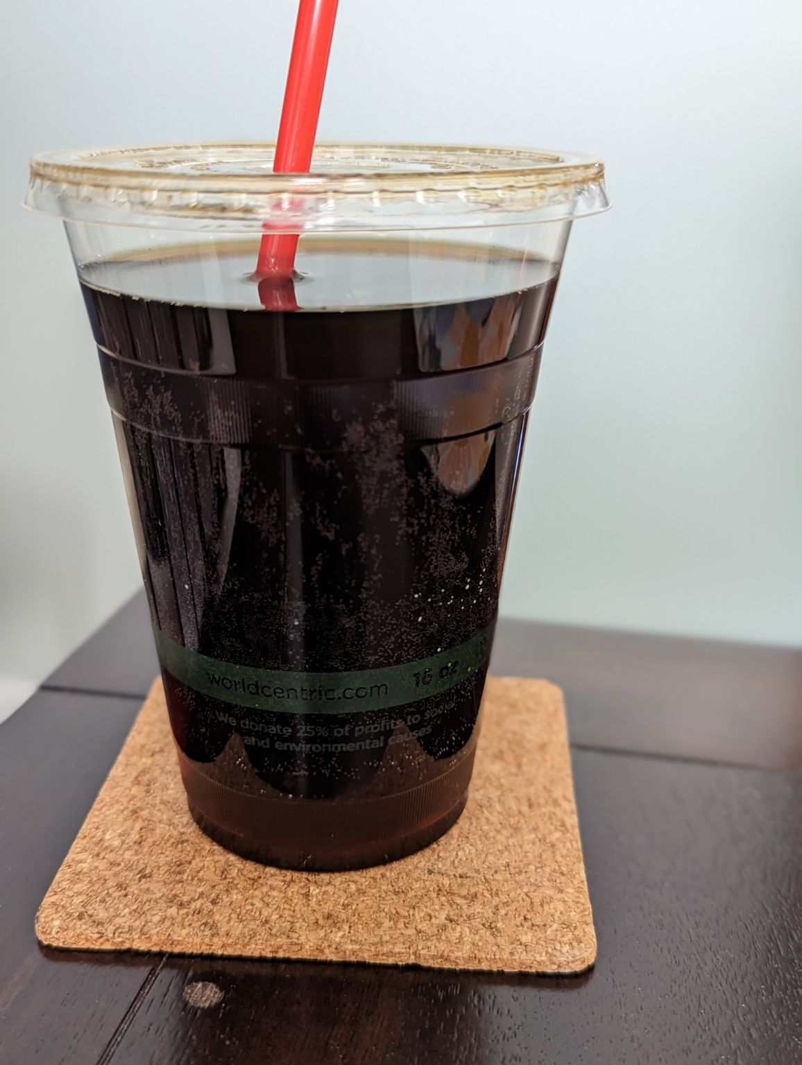 Enjoying a cold brew from Ebru on a cold Monday afternoon