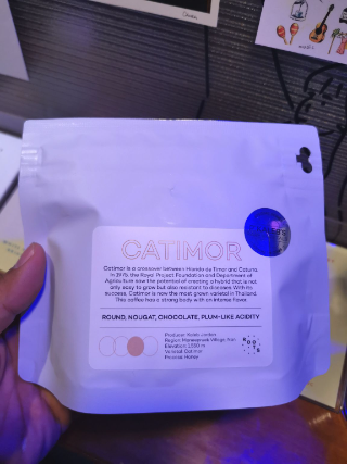 #Roots #Catimor อมเปรี้ยวนิดๆไม่มาก รสชาติขม ช่วงปลายๆ แต่ไม่เข้มมาก กลมกล่อม 