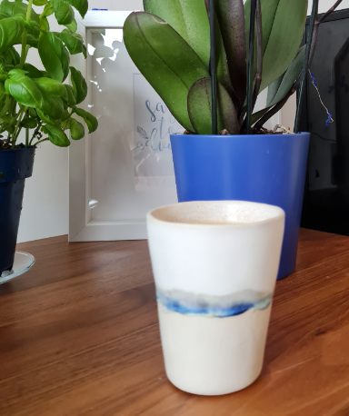 A woman ceramic producer from Turkey! Love this mug!