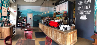 My favorite coffee shop was the (now closed) Equal Exchange Cafe on Causeway St in Boston. Nothing beat taking an afternoon walk from my office across the street to the EEC to grab a cup of jet fuel that would get me through the day. I miss the place dearly and think of it often! 