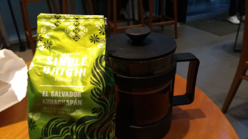 Um café muito gostoso, aromático e saboroso. Na prensa francesa ficou muito bom. Vale a pena provar.