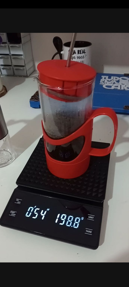 Café na french press 