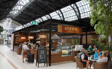 Get a daily cup of delicious coffee while you commute. 