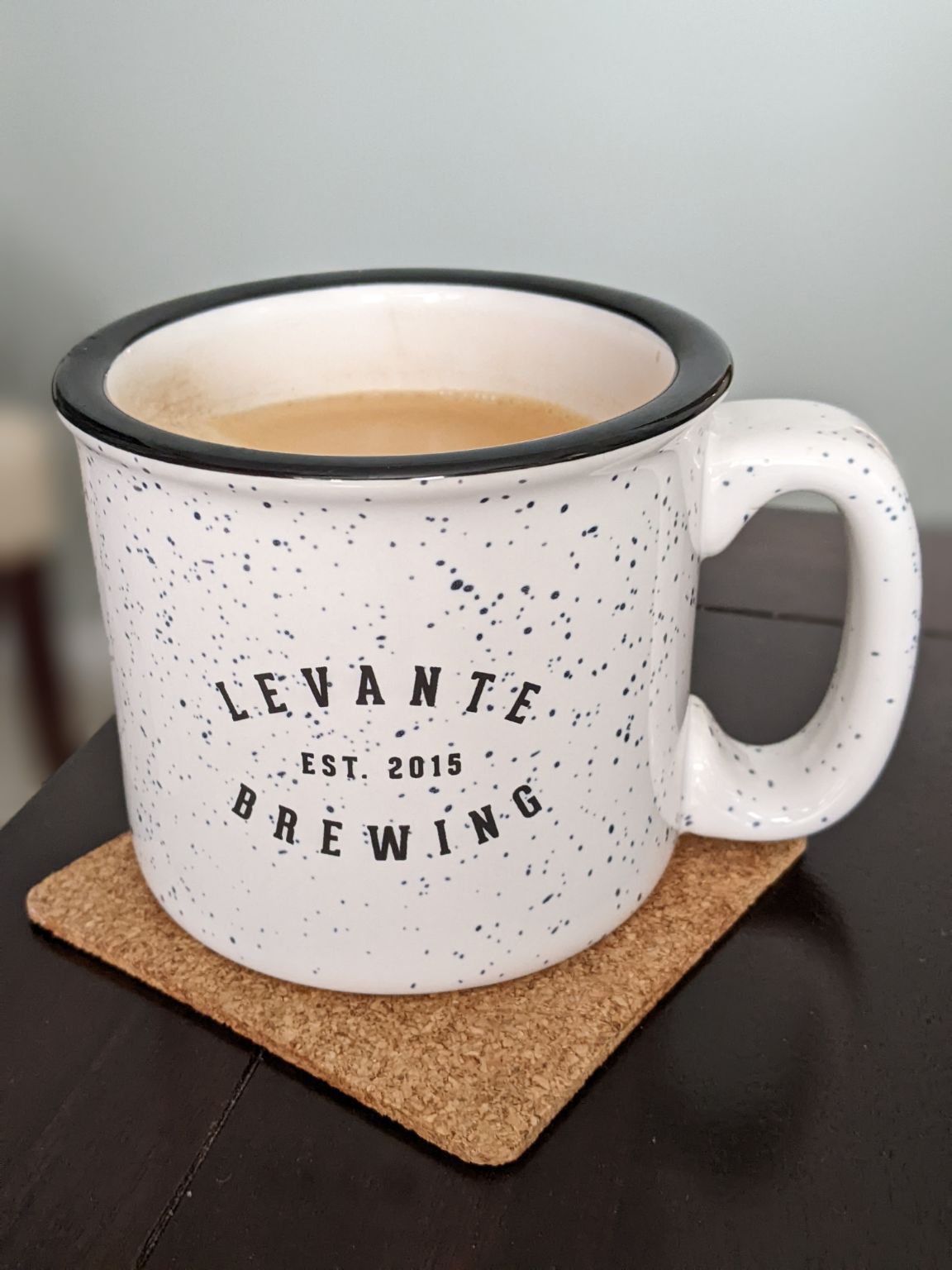 Enjoying some coffee on a lazy Saturday afternoon