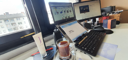 It depends what type of coffee I will have on different days but way ahead is Aeropress. Today I used Wendelien van Bunnik-Verver recipe from 1st Virtual Coffee Festival I was attending last Sunday.