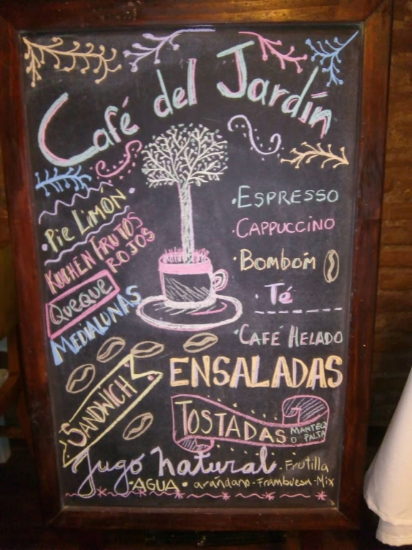 Café del Jardín Valparaíso, Chile.