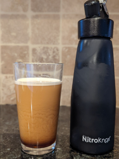 A tasty drink to start the day.

48 hours in French press and 12 hours in nitro
