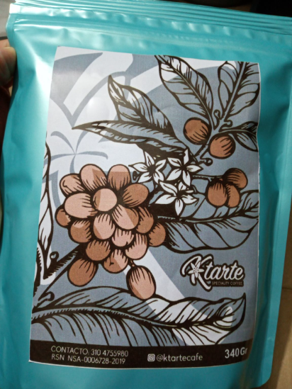 Wonderful natural processed Bourbon coffee