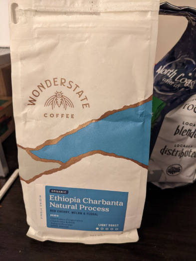 Bold flavors throughout. Initially a loud vegetal note without much sweetness on the nose, followed by sweeter notes of chocolate and light fruit (blueberry and melon). I wish the fruit and sweetness were stronger, but I can appreciate the balanced, moderate mouthfeel compared to more syrupy naturals