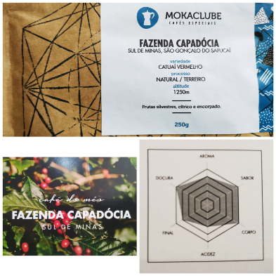 Safra 2017. Café de corpo denso, final prolongado e baixa acidez.