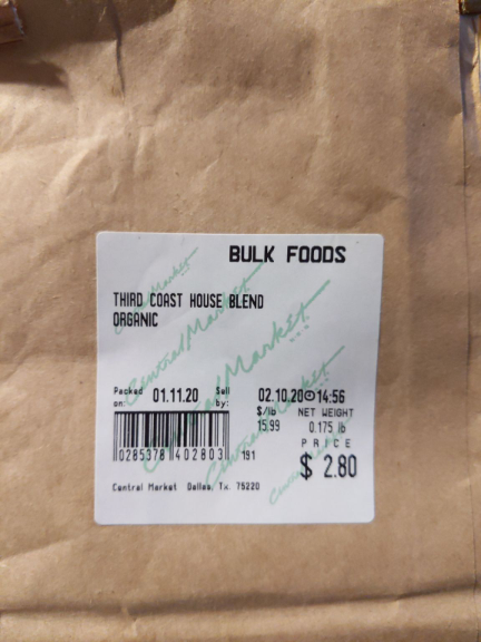 The acidity is a bit strong, and overall the notes aren't strong. Definitely not my first pick, but a casual option. 