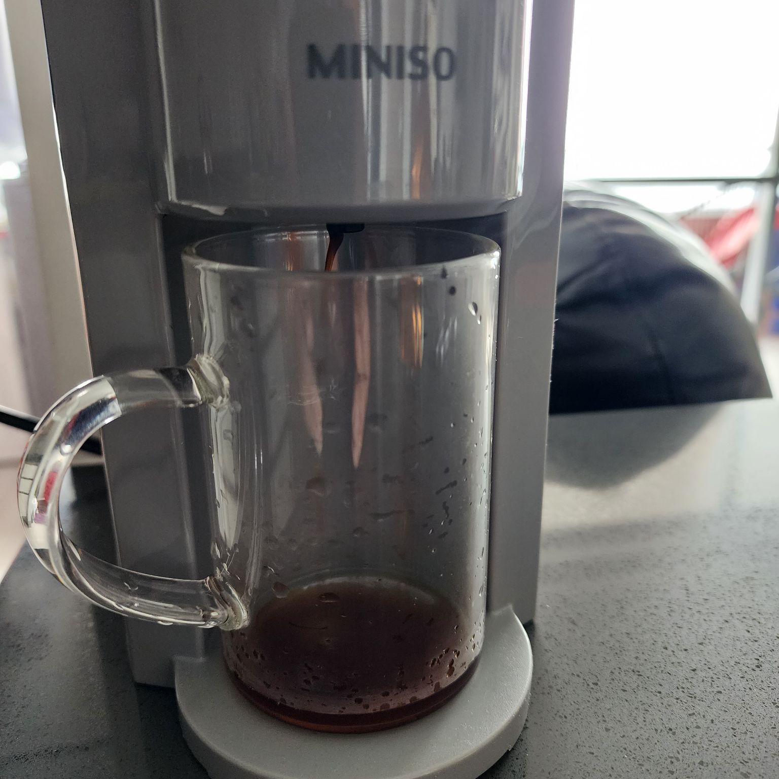 Arranque el sábado con un delicioso café en mi cafetera pequeña personal.