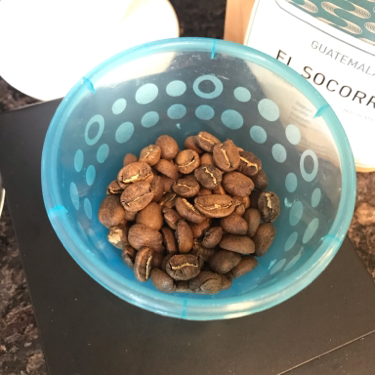 Huge beans.  The beverage has full body, for a surprise. I expected to have much less. Orange and chocolate very present. Delicious coffee. Loved it!