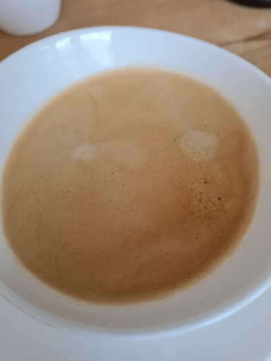 So thankful to have this nice cup of coffee!