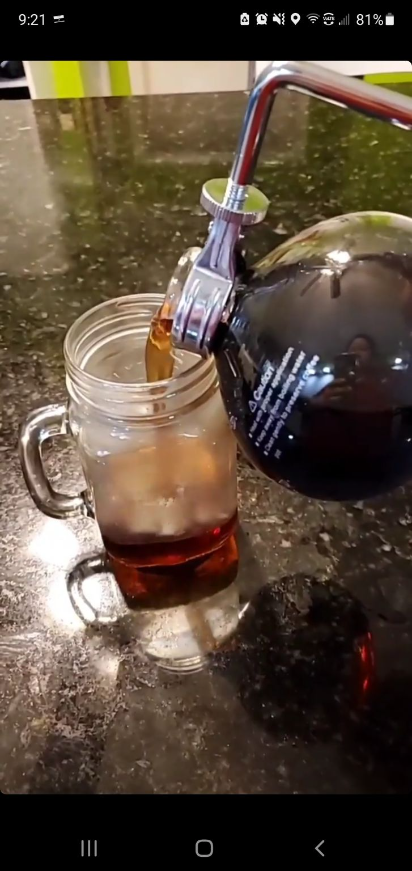 First time i brewed in a japanese siphon ❤