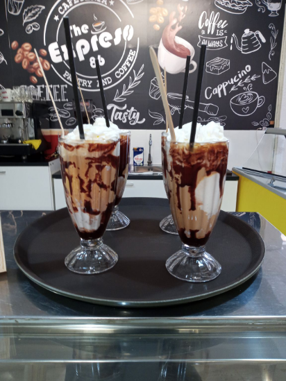 Un café helado???