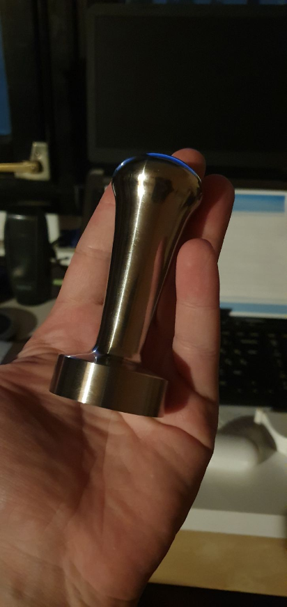 My first very own custom made coffee tamper. Feeling excited. ☕